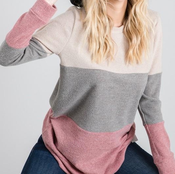 Color Block Sweater - Picture 3 of 3